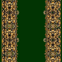 Ковровая дорожка полушерстяная PARLAMENT green -гладь