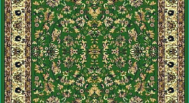 Ковровая дорожка НОКТЮРН 40222-03 зеленая