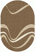 фризе JAZZY COMO dark beige ОВАЛ