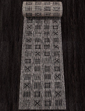 Ковровая дорожка VEGAS S003 D.GRAY-BLACK