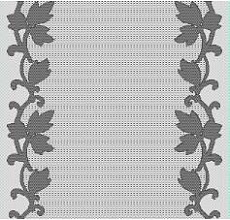 Ковровая дорожка циновка Эко 77020-55 серая