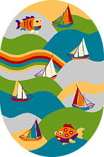 детский FUNKY FIT lime ОВАЛ