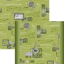 Ковровая дорожка принт 8-ми цветное полотно p1261b5p 46