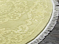 90 LINE WOOLEN HANDK-KNOTTED SHD-6 CREAM Овал