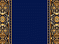 Ковровая дорожка полушерстяная KREMLEVKA blue
