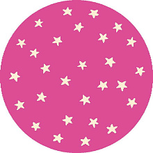 Ковер детский FUNKY TOP STARF pink ROUND