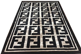 ручной работы FENDI-5 черно-жемчужный