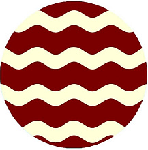 Ковер ВОЛНА круг