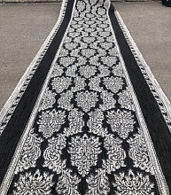 Ковровая дорожка циновка VEGAS S001 BLACK-GRAY