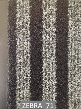 Грязезащитный коврик Zebra 71 0.65х1.0 серо черн.