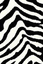 Ковер длинноворсовый SHAGGY ULTRA S604 Зебра bone-black