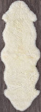 Ковер Овчина Sheepskin Sheepskin 55x190 белый