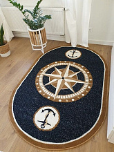 Морской ОВАЛ темно-синий 