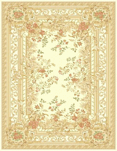 Рельефный ковер из вискозы VENEZIA 5095 192874 ivory