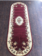 PACIFIC CARVING 37 BORDEAUX / CREAM Овал