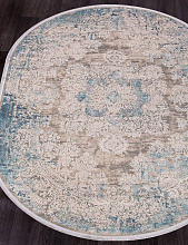Ковер BIBLOS 9304 BEIGE / BLUE Овал
