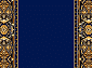 Ковровая дорожка полушерстяная KREMLEVKA blue