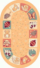 Детский ковер Ребятам о зверятах 41851-51 ОВАЛ