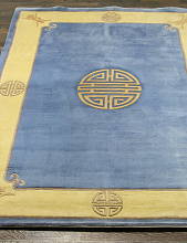 90 LINE WOOLEN HANDK-KNOTTED 6101 LIME