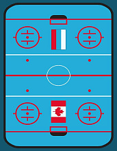 Детский ковер PTT Sorona JOYFUL KIDS Хоккейная площадка Чемпионата Мира