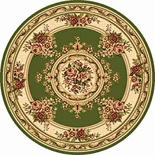Ковер VALENCIA d010 GREEN Круг