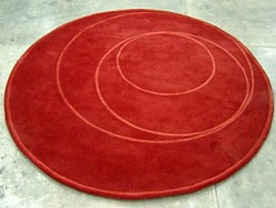 Ковер RETRO ROUND red