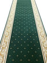 Ковровая дорожка шерстяная Кремлевская Classic зеленая