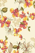 Ковер HUNNU R Цветы 6A1535 001