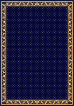 Ковер в кабинет или бильярдную 41531-38 темно-синий