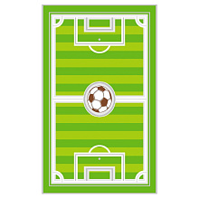 Детский 3D ковер Футбольное поле 50130-20 КИНДЕР