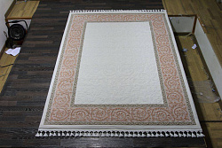 Ковер HUNKAR D6518A BEYAZ / BEYAZ