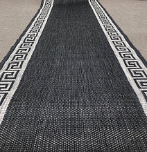 Ковровая дорожка циновка VEGAS S002 BLACK-GRAY