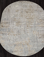 Ковер PALERMO F281 GRAY-GREEN Овал