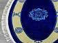 90 LINE WOOLEN HANDK-KNOTTED 6101 NAVY Овал