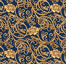 Ковер-палас CLOVES синий