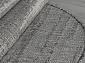 Ковер-циновка KAIR S143 DARK GRAY Овал