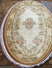 90 LINE WOOLEN HANDK-KNOTTED SHD-13 272 Овал