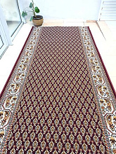 Ковровая дорожка красно-бордовая меланж 40032-04