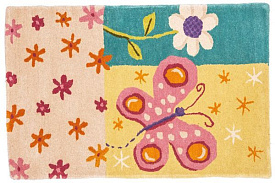 Детский хлопковый ковер DHLS-BUTTERFLY