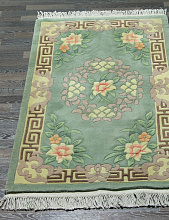 Ковер 90 LINE WOOLEN HANDK-KNOTTED 0023 LIME