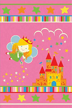 Детский ковер KIDS 8168 44975. Замок принцессы
