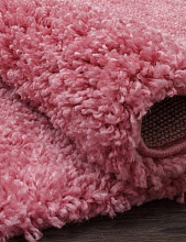 Ковер длинноворсовый SHAGGY ULTRA pink ОВАЛ