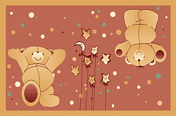 Детский ковер Пушистые медвежата 4284-41