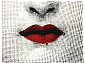 ручной работы LIPS 100% шерсть высокоплотный