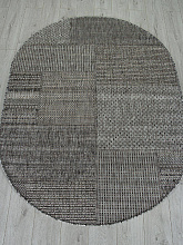 Ковер KAIR S139 DARK GRAY Овал