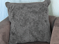 Подушка из овчины короткошерстная односторонняя Графит 