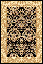 Ковер IZMIR D715 BLACK-BEIGE