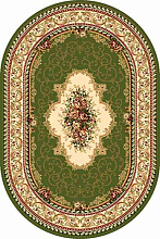 Ковер VALENCIA d018 GREEN Овал