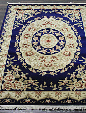Woolen Machine-made carpets QJ0359MC NAVY