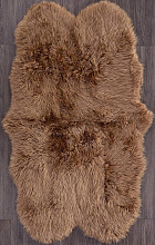 Ковер Овчина Sheepskin Sheepskin 95x190 рыжевато-коричневый